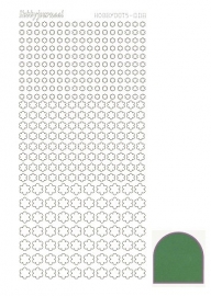 Hobbydots sticker serie 8 - Mirror - Green