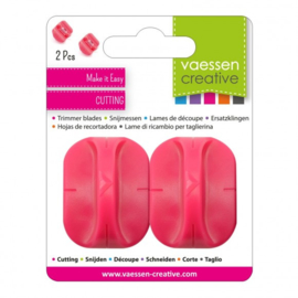 Vaessen Creative reservemesjes voor papiersnijders x2 ( se kleur is creme)