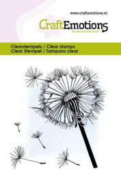 CraftEmotions clearstamps 6x7cm - Paardenbloem - Taraxacum 5013