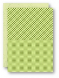 NEVA027 Doublesided background sheets A4 green squares