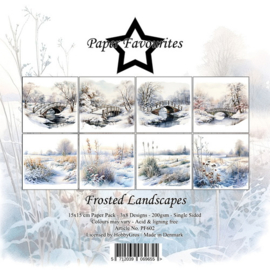 Paper Favourites 15x15 cm Frosted Landscapes PF602