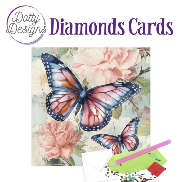 Dotty Designs Diamond Cards - Flutter Flair 1 (DDDC1185)