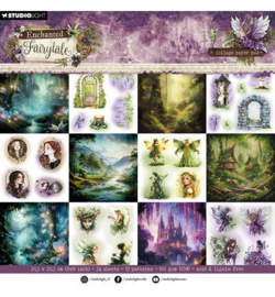 SL-EF-CPP468 - Collage paper pad Enchanted Fairytale nr. 468