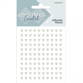 Card Deco Essentials Adhesive Hearts CDEAP011