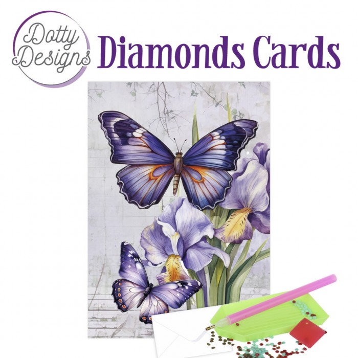 Dotty Designs Diamond Cards - Flutter Flair 2  (DDDC1186)