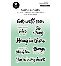 BL-ES-STAMP569 - Be strong By Laurens nr.569