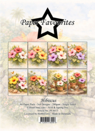 Paper Favourites A6 Hibiscus PFA613