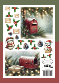 Knipvel Kerst A Crealies CLSVP025