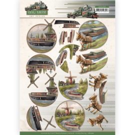 3D Cutting Sheet - Amy Design - Vintage Transport - Boat  CD11707