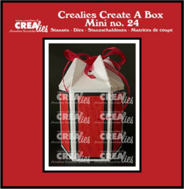 Crealies Create A Box Mini Zeshoek doos mini CCABM24 finished box: 5,5 x 6 x 8,5 cm