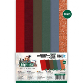 Linen Cardstock Pack - Berries Beauties - Good Old Christmas - 4K BB-4K-10043