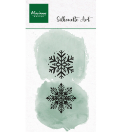 CS1199 - Clear Stamp – Silhouette Art – Ice Crystals