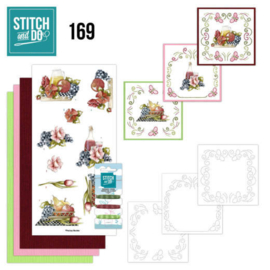 Stitch and Do 169 - Precious Marieke - Flowers and Fruits - Flowers and Grapes