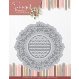 Dies - Precious Marieke - Painted Pansies - Pansies Circle PM10261