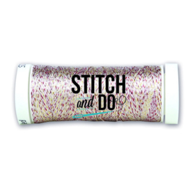 Stitch and Do Sparkles Embroidery Thread - Multicolor Red  SDCDS20