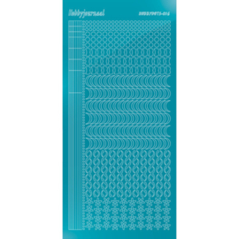 Hobbydots sticker 16 - Mirror Azure Blue