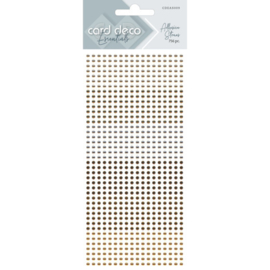 Card Deco Essentials - Adhesive Stones - Brown  CDEAS009