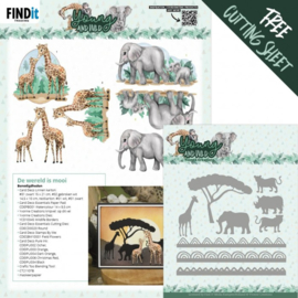 Dies - Yvonne Creations - Young And Wild - Wildlife Borders YCD10345