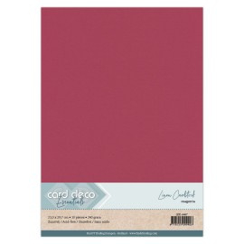 Linen Cardstock - A4 - Magenta LKK-A467