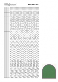 Hobbydots sticker 14 - Mirror Green