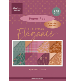 PK9223 - Papierblok – Christmas Elegance A4