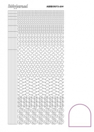 Hobbydots sticker 14 - Adhesive White