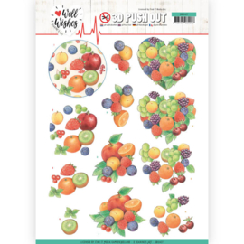 3D Pushout - Jeanine's Art - Well Wishes - Fruits   SB10427
