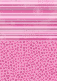 NEVA010 background sheets A4 pink flowers