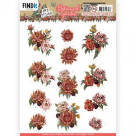3D Push Out - Amy Design - Botanical Garden - Colorful Flowers  SB10734 - HJ21601