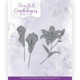 Dies - Amy Design - Jeanine's Art - Heartfelt Condolences - Lily  JAD10155