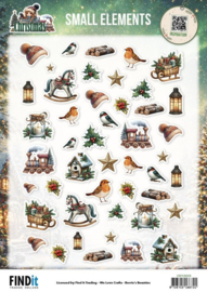 Cutting Sheet - Berries Beauties - Good Old Christmas - Small Elements CD12523