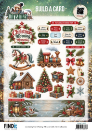 Berrie's Beauties- Build A Card - Good Old Christmas - Christmas Morning Memories  BBBAC10005