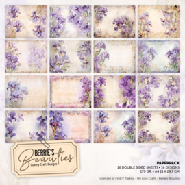 Paperpack - Berries Beauties - Purple Iris - A4 BBPPA410015