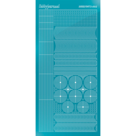 Hobbydots sticker 06 - Mirror Azure Blue