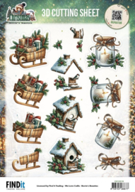 3D Cutting Sheet - Berries Beauties - Good Old Christmas - Variety CD12518