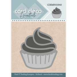 Card Deco Essentials - Mini Dies - 43 - Cupcake CDEMIN10043