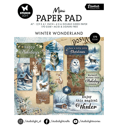 SL-ES-DPP325 - Mini Paper Pad Winter wonderland Essentials nr.325