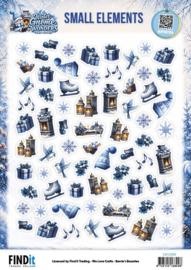 Cutting Sheet - Berries Beauties - Winter Gnome Wonders - Small Elements CD12550