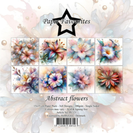 Paper Favourites 15x15 cm Abstract flowers 91986/pf521