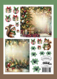 Knipvel Kerst B Crealies CLSVP026