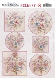 Scenery - Yvonne Creations - Aquarella - Field Bouquet CDS10071 - HJ20301