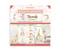 Stamperia Romantic Threads 8x8 Inch Paper Pack (SBBS36)