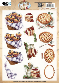 3D Cutting Sheet - Berries Beauties - Homestead Bakery - Bake Bites CD12454