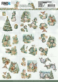 Cutting Sheets - Amy Design - Enchanting Christmas - Mini CD12201