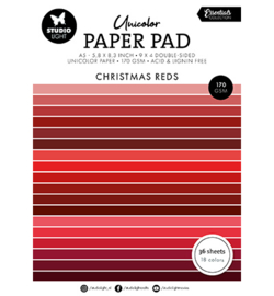 SL-ES-UPP205 - Paper Pad Christmas reds Essentials nr.205