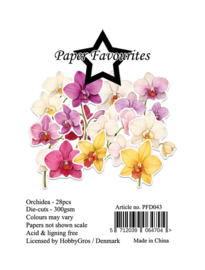 Paper Favourites Die-Cuts Orchidea PFD043
