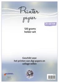 25 vel printpapier A4 voor collage en digipapers