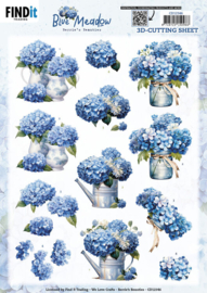 CD12346 - Berries Beauties - Blue Meadow - Vase