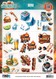 Cutting Sheet - Berries Beauties - Grillmasters - Mini CD12470