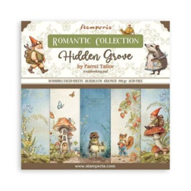 Stamperia - Hidden Grove - Paper Pack 8x8 Inch SBBS124